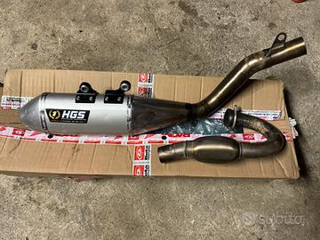 Marmitta completa di silenziatore e collettore HGS
