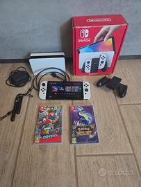 Nintendo Switch OLED + 2 Giochi 