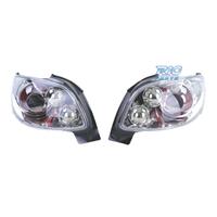 FANALI PER PEUGEOT 206 CC 98-09 FONDO CROMATO