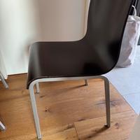 Sedie in legno e metallo