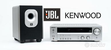 amplificatore kewood e subwoofer JBL
