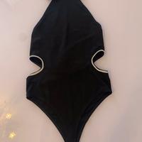 Body nero con schiena scoperta
