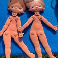 Bambole pieghevoli vintage Sebino