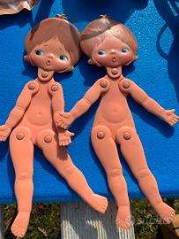 Bambole pieghevoli vintage Sebino