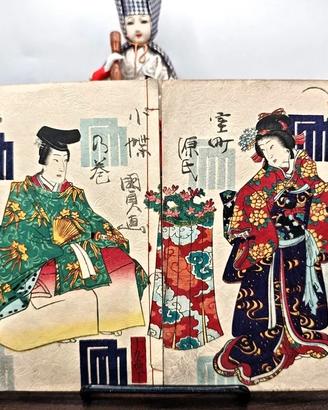 2 Libri Giapponesi Edo 1800 Donna Amore Tradimento