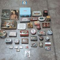 Scatole in latta antiche vintage anni 50/70