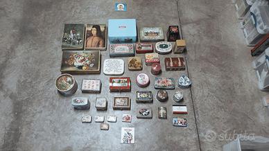 Scatole in latta antiche vintage anni 50/70