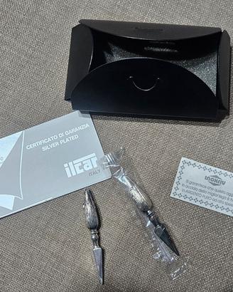 Coppia Supporti Pannocchie Argentati - La San Marc