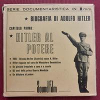 Rarissime bobine in 8 mm biografia A.Hitler