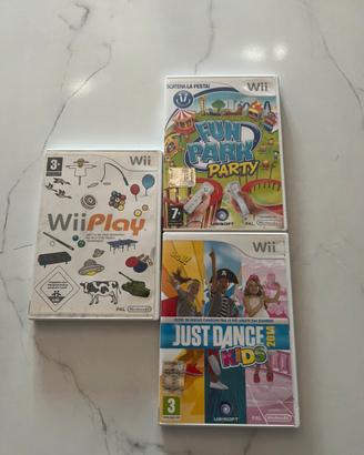 Lotto n2 giochi console Nintendo Wii