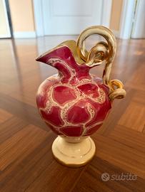 Brocca vintage stile barocco anni 50 effetto marmo