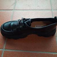mocassino nera donna 