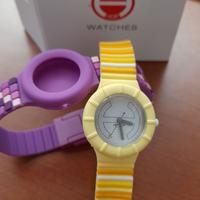 Orologio HIP HOP in gomma colorata + 1 ricambio