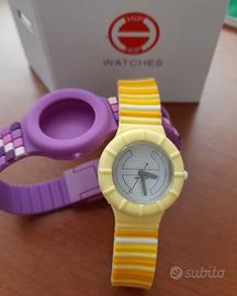 Orologio HIP HOP in gomma colorata + 1 ricambio