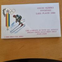 francobolli giochi olimpici invernali lake placid