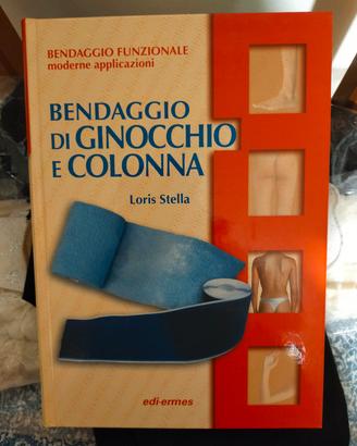 Bendaggio di ginocchio e colonna 