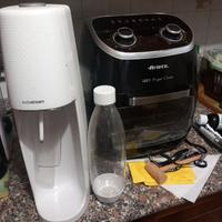 Friggitrice ad aria e acqua frizzante