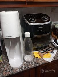 Friggitrice ad aria e acqua frizzante