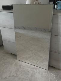 Specchio moderno rettangolare