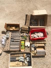 Terminale passante, morsettiera per guida DIN