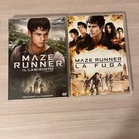 Maze runner dvd primo e secondo film