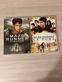 Maze runner dvd primo e secondo film