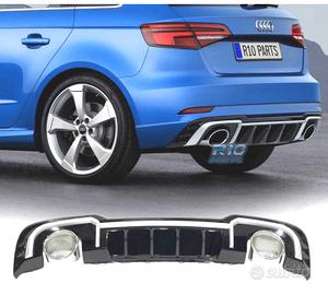 DIFFUSORE AUDI A3 8V SPORTBACK SLINE 16-20 LOOK RS