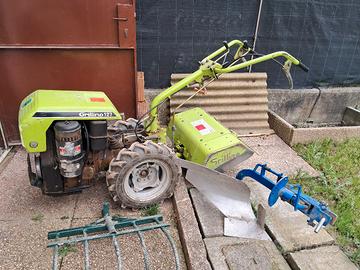 motocoltivatore diesel fresa aratro estirpatore