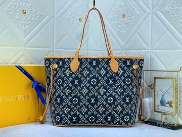 Borsa Louis Vuitton classica Neverfull nuova LV