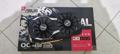 RX 580 4GB ASUS DUAL + la scatola