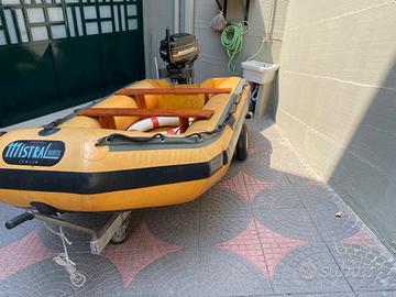Gommone Mistral Mt.3 con motore Mercury 7,5 cv