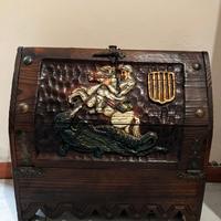 Baule in legno - porta bottiglie 