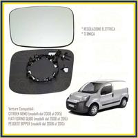 PIASTRA VETRO SPECCHIO RETROVISORE SX PER NEMO BIP