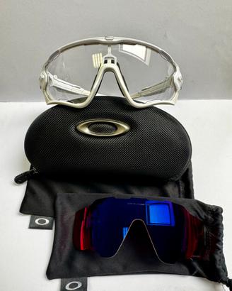 Occhiali OAKLEY Jawbreaker Clear + Prizm Road