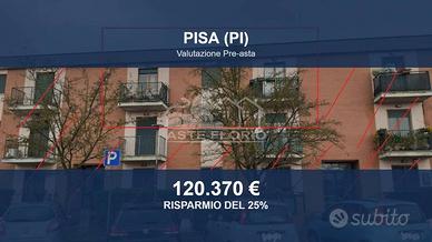Immobile in asta di 95 m² con box auto a Pisa