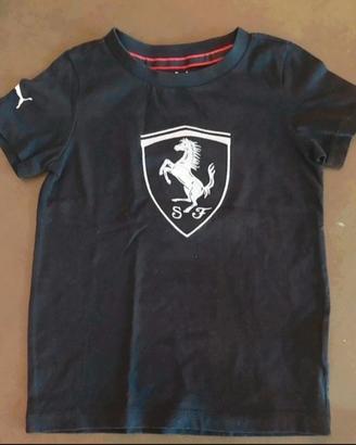 T-shirt Ferrari Bambino taglia 5/6 anni 