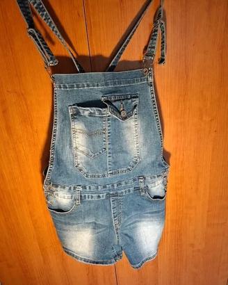 Salopette jeans donna 46/XL