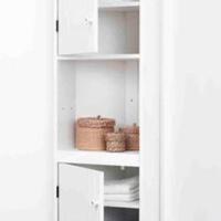 Mobile colonna angolo bagno Silveran Ikea