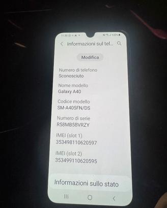 Cellulare Samsung Galaxy A40 + Galaxy A20e