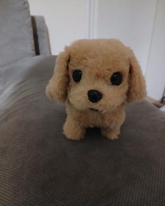 piccolo cagnolino che cammina a batterie 