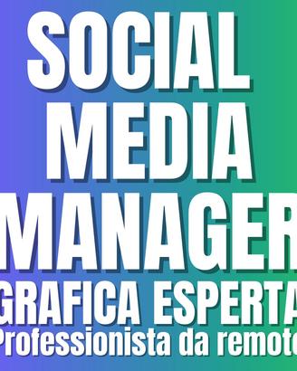 Social media strategy -grafica esperta -da remoto