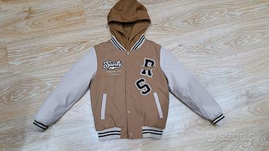 Giacca varsity bimbo 10 anni, nuova stile college