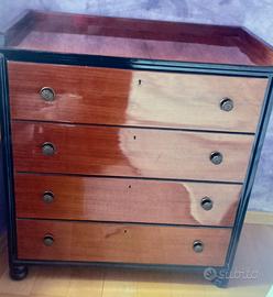 Cassettiera in legno vintage