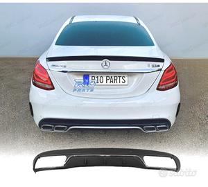 DIFFUSORE MERCEDES CLASSE C W205 15-21 LOOK C63 FI