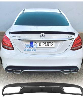 DIFFUSORE MERCEDES CLASSE C W205 15-21 LOOK C63 FI