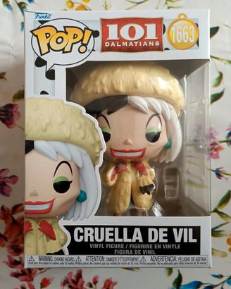 Funko Pop Cruella De Vil Crudelia Demon nuovo 