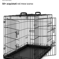 Gabbia per cani pieghevole