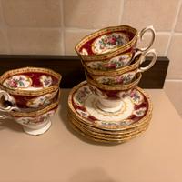 5 tazzine Royal Albert Lady Hamilton
