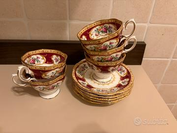 5 tazzine Royal Albert Lady Hamilton