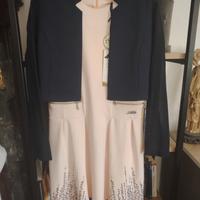 vestitino rosa, con giacchino abbinato, nuovi